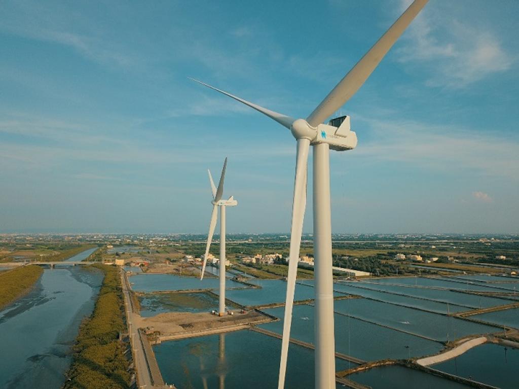 台汽電彰化星寶風場　風光送電