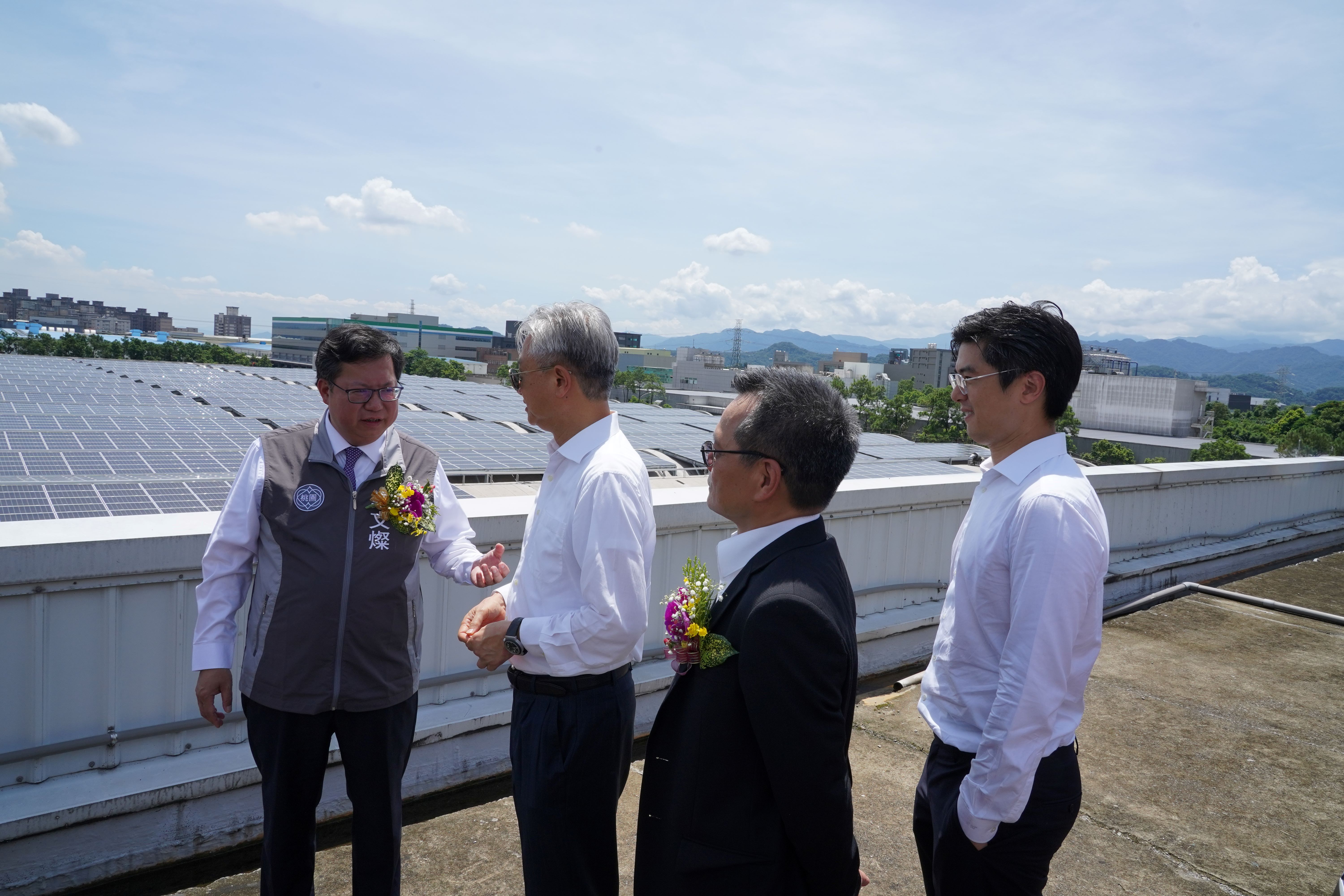 本公司100﹪轉投資公司太陽光電廠落成